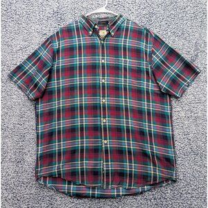 Surf Pendleton Seaside Shirt Mens LG Button Down Lightweight Surfer Cali Plaid